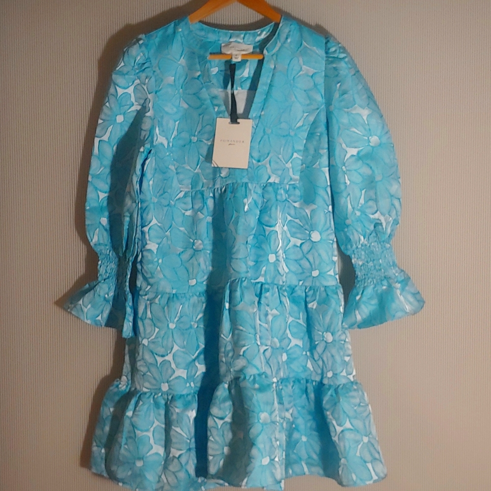 Tuckernuck Blue Daisy Jacquard